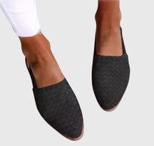 Mujer Orthopaedic Woven Slingback Flats con Adjustable Strap for Summer