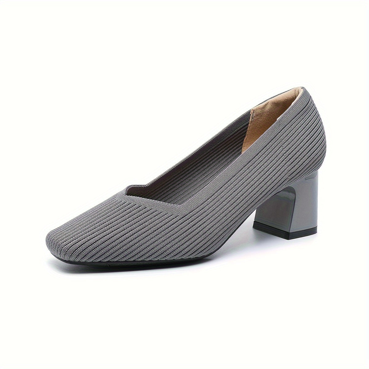 Mujer Orthopaedic Pumps con Tacón Bajo de Bloque for Office Wear
