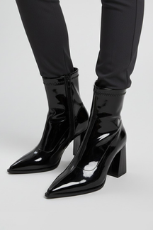 Mujer Botines con Tacón Bajo de Bloque