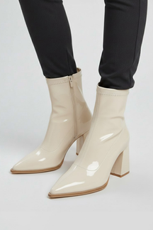 Mujer Botines con Tacón Bajo de Bloque