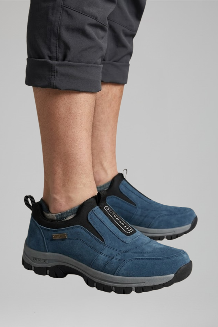 Men's Orthopedic Sin Cordones Walking Zapatos con Sin Cordones diseño for All-Day Comfort