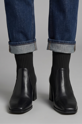 Mujer Botines con Tacón de Bloque diseño for Fall