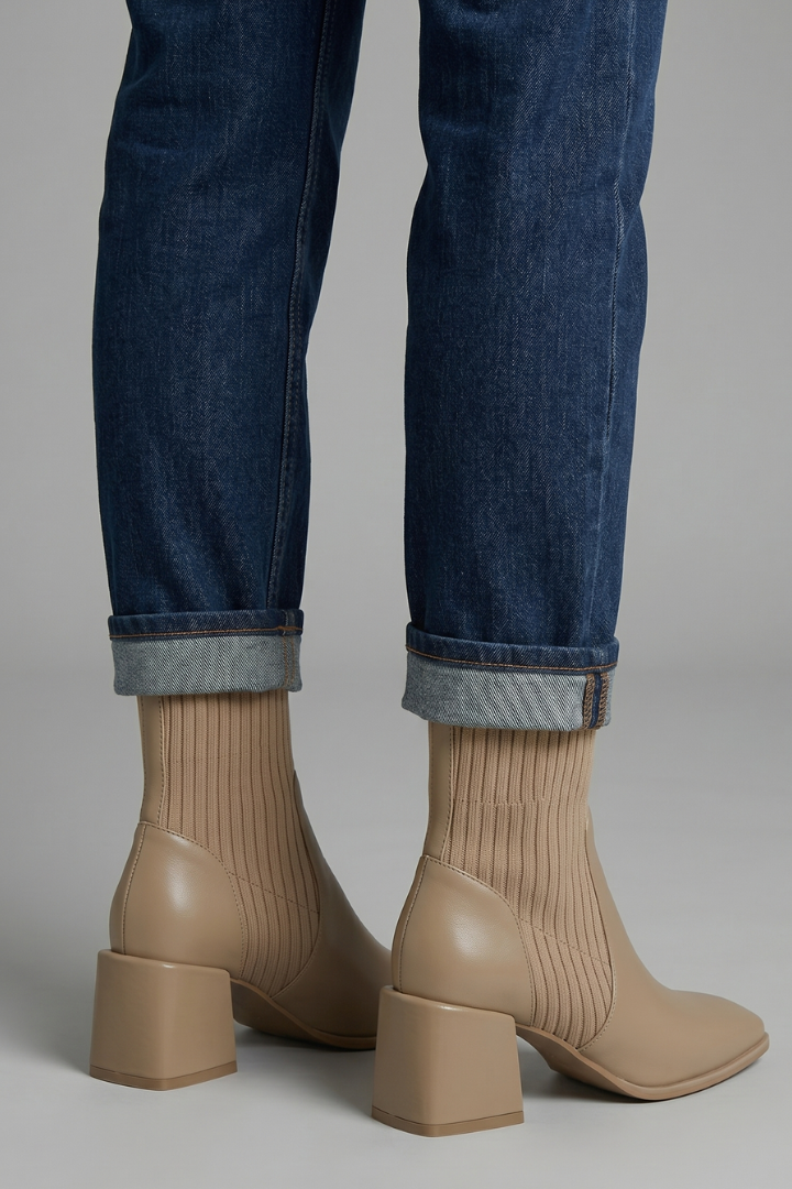 Mujer Botines con Tacón de Bloque diseño for Fall