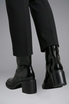 Mujer Botines con Side Zipper cierre for Fall