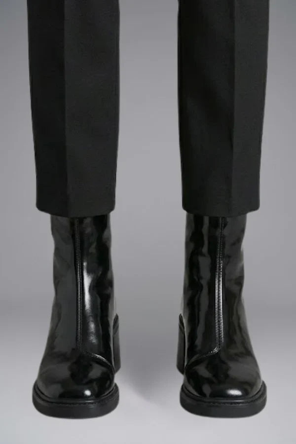 Mujer Botines con Side Zipper cierre for Fall