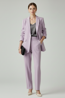 Mujer blazer conjunto con Defined Shape y de pierna recta Pantalón