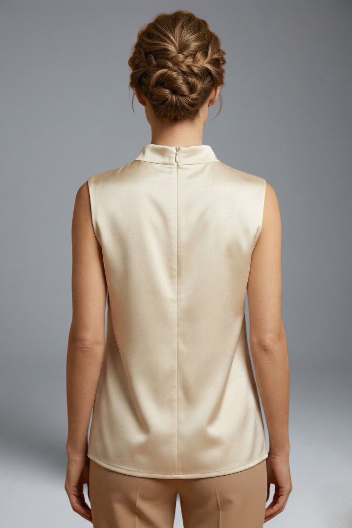 Mujer Blusa con Sin Mangas diseño y Lightweight Fabric