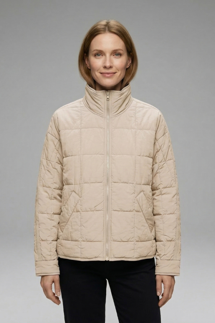 Mujer Chaqueta con Zip y Acolchado Surface