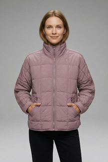 Mujer Chaqueta con Zip y Acolchado Surface