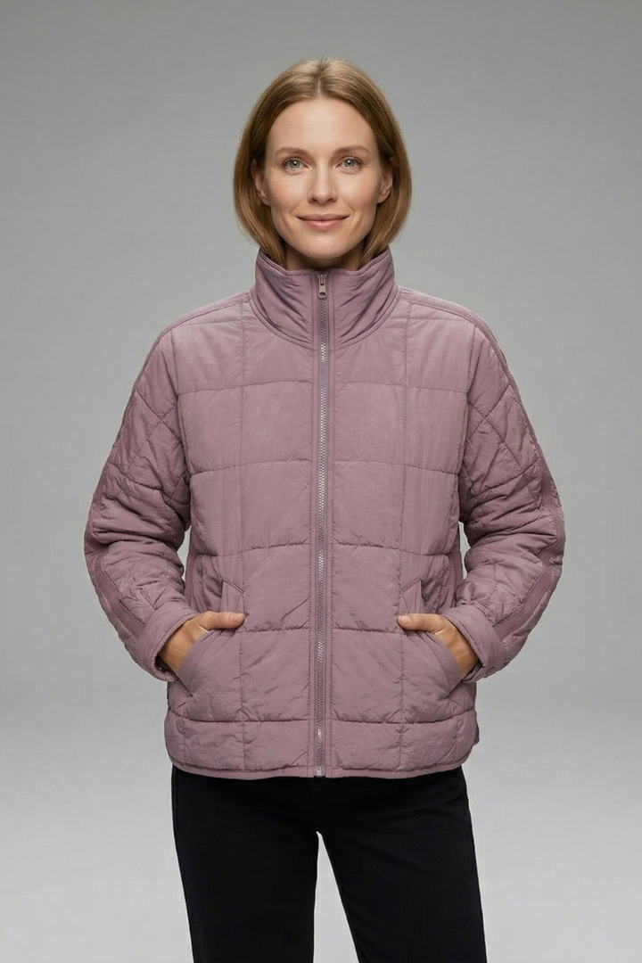 Mujer Chaqueta con Zip y Acolchado Surface