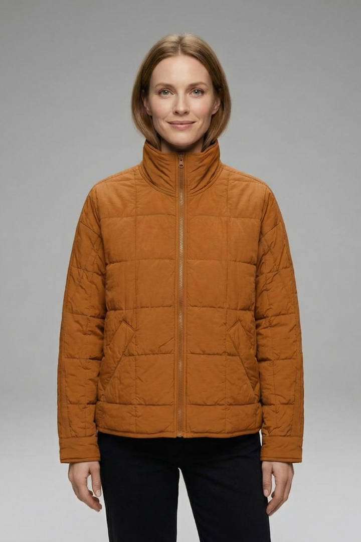 Mujer Chaqueta con Zip y Acolchado Surface