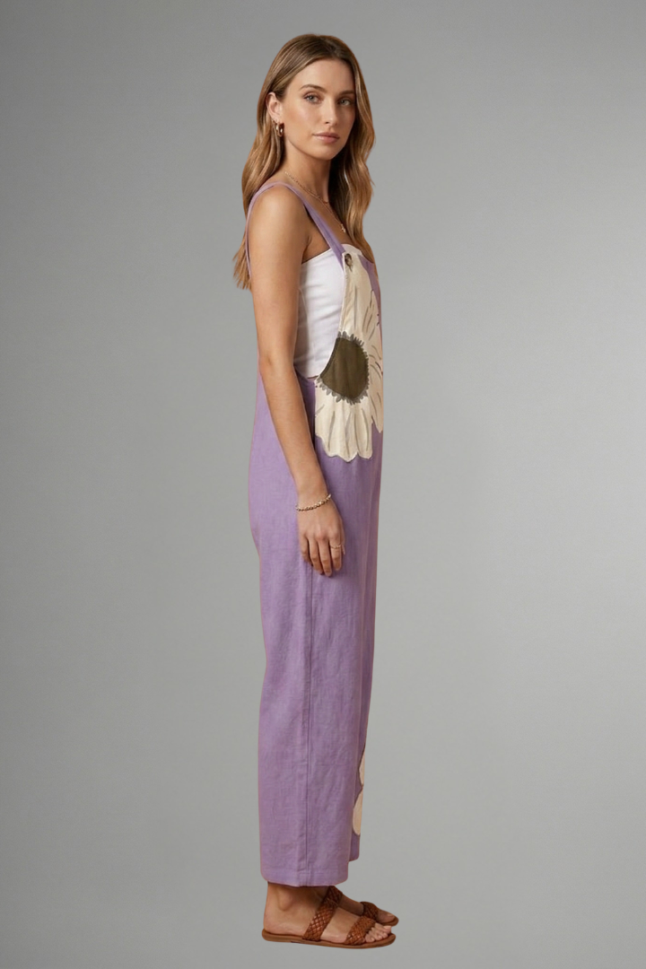 Women’s Jumpsuit con Adjustable Straps y Wide Legs