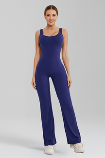 Mujer Jumpsuit con Sin Mangas Straps y Pierna Anchas