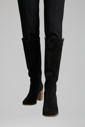 Mujer Knee-High Botas con Tacón de Bloque for Fall