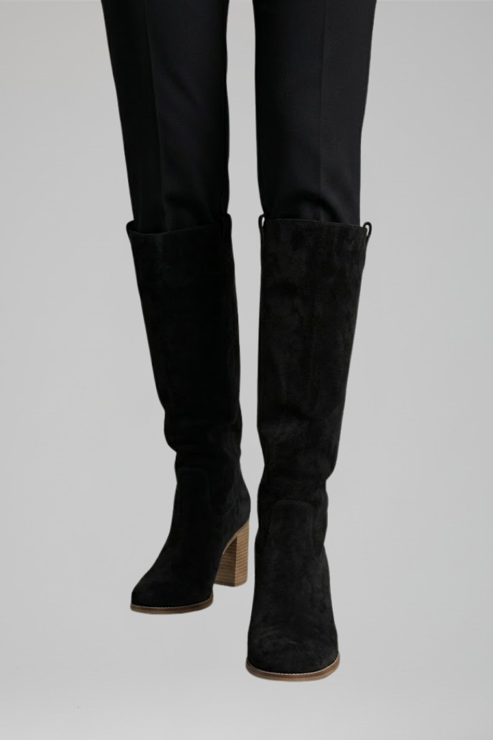 Mujer Knee-High Botas con Tacón de Bloque for Fall