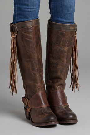 Mujer Knee High Botas con Side Zipper for Fall
