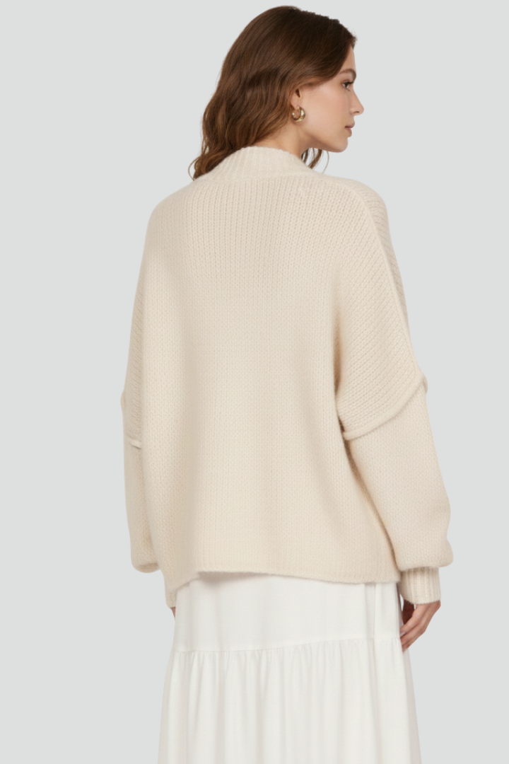Mujer de Punto Cárdigan con botón-Front diseño y Dropped Shoulders