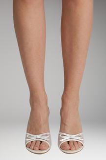 Mujer de Efecto Piel Heeled Zapatos con Peep Toe y Stiletto Heel