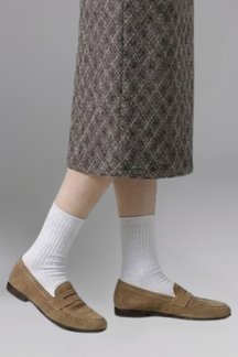 Mujer de Efecto Piel Mocasines con EVA Sole for Everyday Wear