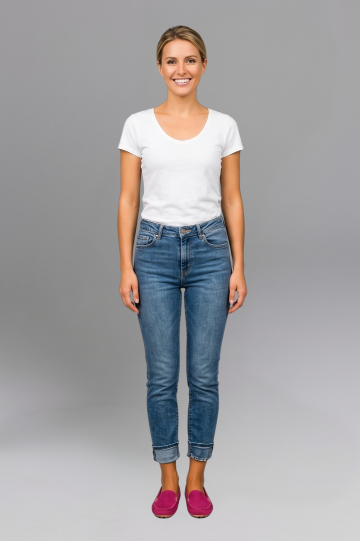 Mujer de Efecto Piel Mocasines con Flat sole for Everyday Wear
