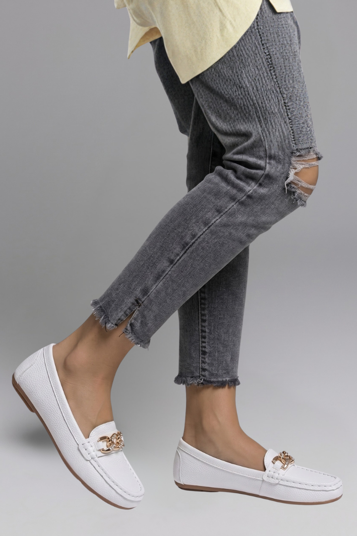 Mujer de Efecto Piel Mocasines con de Efecto Piel Upper for Everyday Wear