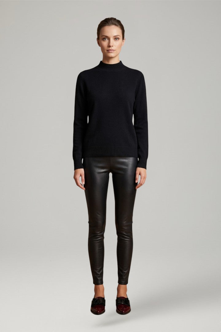 Mujer de Efecto Piel Mocasines con Slip On diseño y Flexible Sole