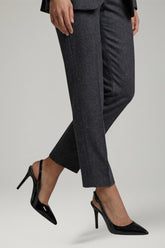 Mujer de Efecto Piel Sandalias con Pointed Toe y Stiletto Heel