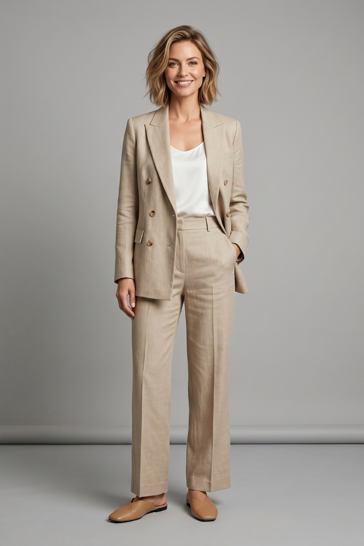 Mujer de Efecto Piel Sandalias con Square Toe y Slip On