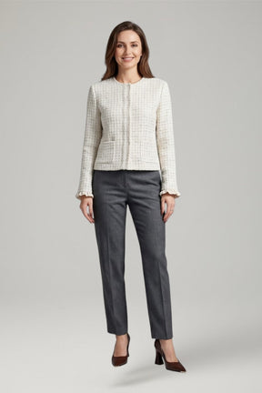 Mujer de Efecto Piel Zapatos con Pointed Toe y Slip On