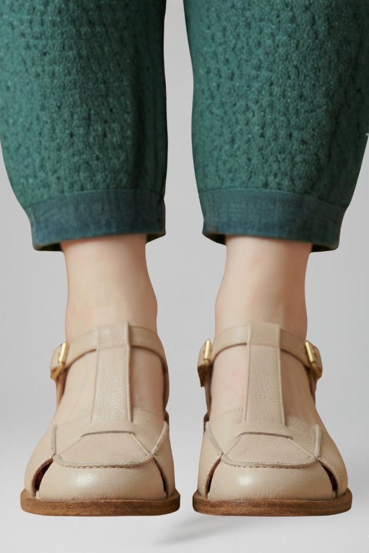 Mujer Mary Jane Sandalias con Adjustable Strap