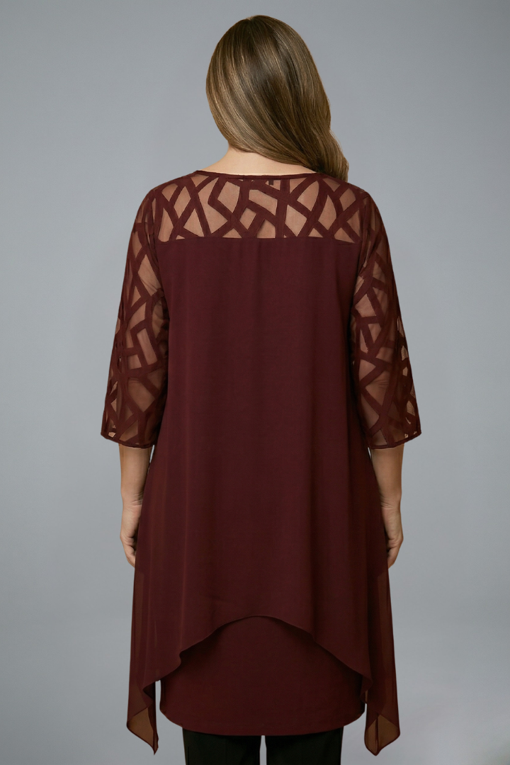 Mujer Vestido Midi con Adjustable corte y Manga Cortas