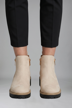 Mujer Orthopaedic Botines con Side cierre de cremallera for Fall