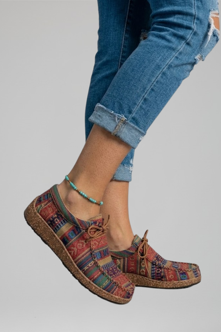 Mujer Orthopaedic con Cordones Zapatos con Cushioned Footbed for All-Day Comfort