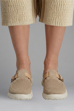 Mujer Orthopaedic Mocasines con Adjustable Buckle Strap for Everyday Wear