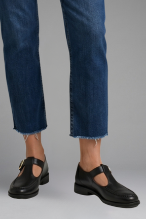 Mujer Orthopaedic Mary Jane Zapatos con T Strap Upper for Everyday Wear