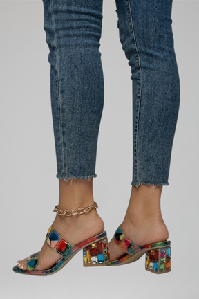 Mujer Orthopaedic Sandalias con Tacón de Bloque for All-Day Comfort
