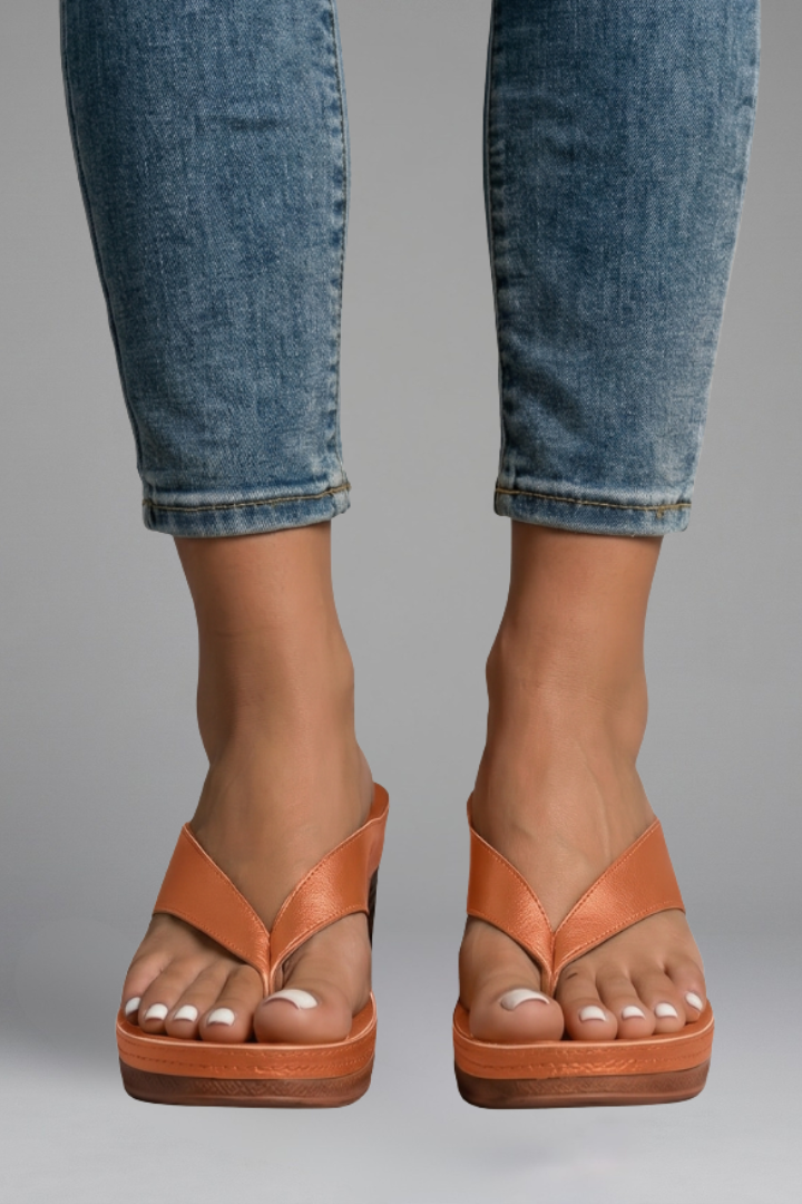 Mujer Orthopaedic Sandalias con Tacón de Bloque for Summer