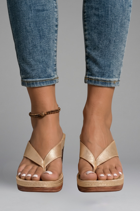 Mujer Orthopaedic Sandalias con Tacón de Bloque for Summer