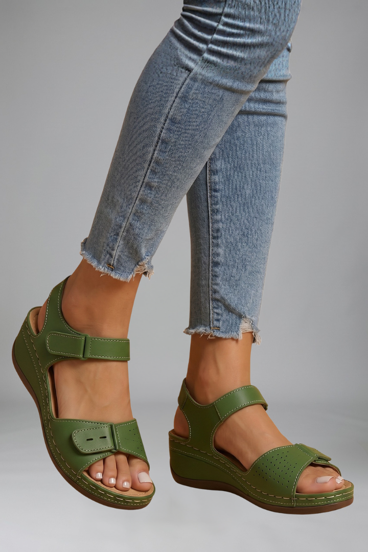Mujer Orthopaedic Sandalias con Wedge Heel for Summer