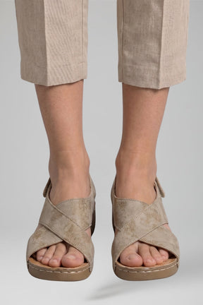 Mujer Platform Wedge Sandalias con Wedge Heel