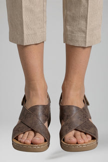 Mujer Platform Wedge Sandalias con Wedge Heel