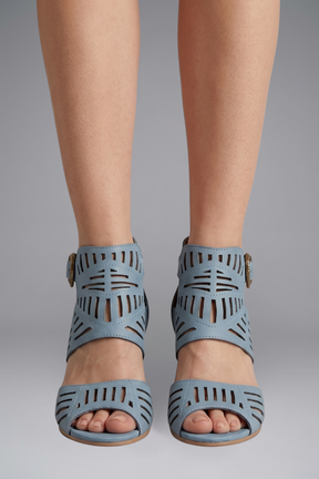 Mujer Sandalias con Ankle Strap for Summer