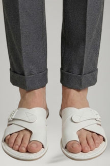 Mujer Sandalias con Toe Loop y Adjustable Strap