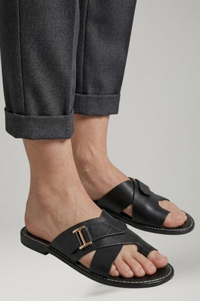 Mujer Sandalias con Toe Loop y Adjustable Strap
