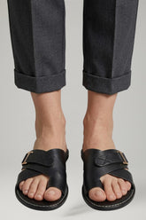 Mujer Sandalias con Toe Loop y Adjustable Strap
