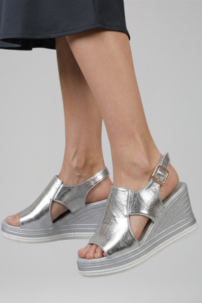 Mujer Sandalias con Wedge Platform Sole for Summer