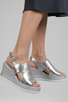 Mujer Sandalias con Wedge Platform Sole for Summer