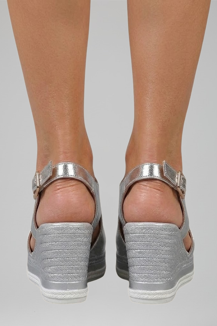 Mujer Sandalias con Wedge Platform Sole for Summer