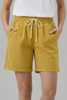 Women’s Shorts con Drawstring cintura y bolsillos laterales