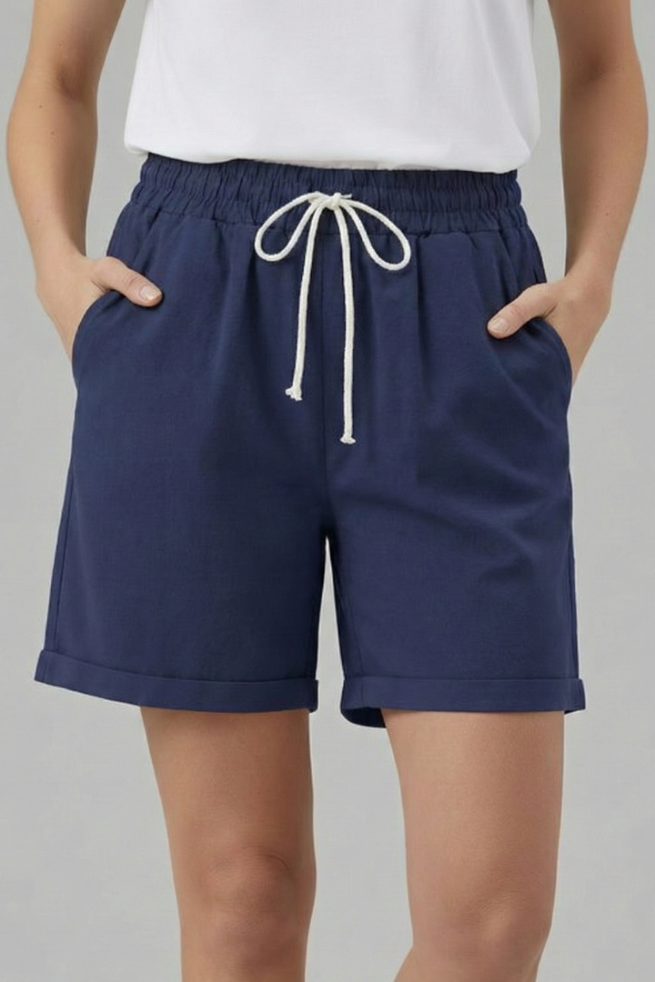 Women’s Shorts con Drawstring cintura y bolsillos laterales